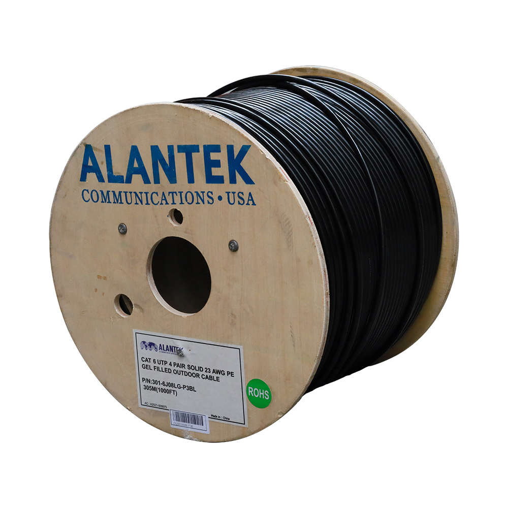 Cáp Mạng Alantek Outdoor Cat6 UTP 301-6J08LG-P3BL chính hãng